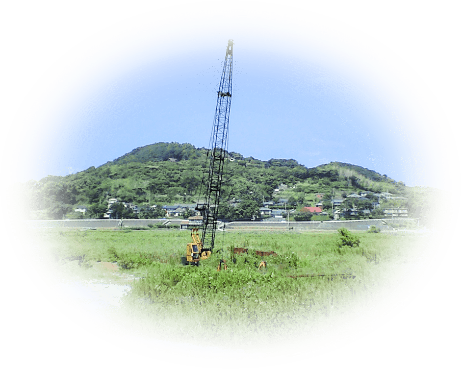 腐植土の採掘現場(長崎県諫早市)